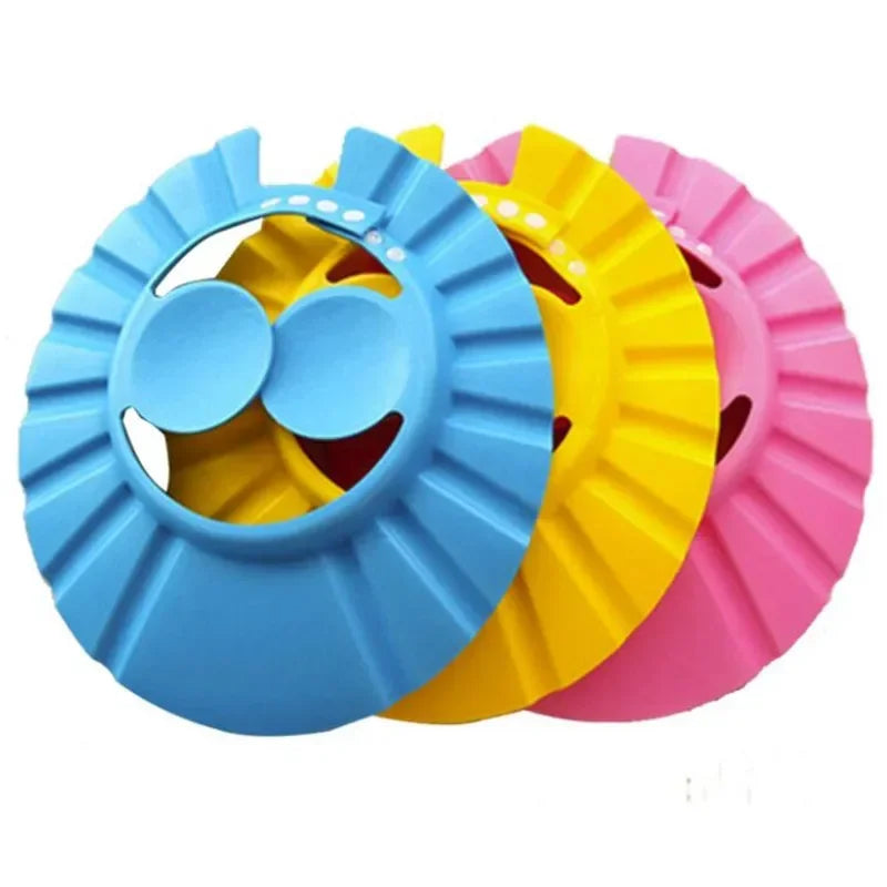 Visière shampoing bébé souple – protection yeux douche