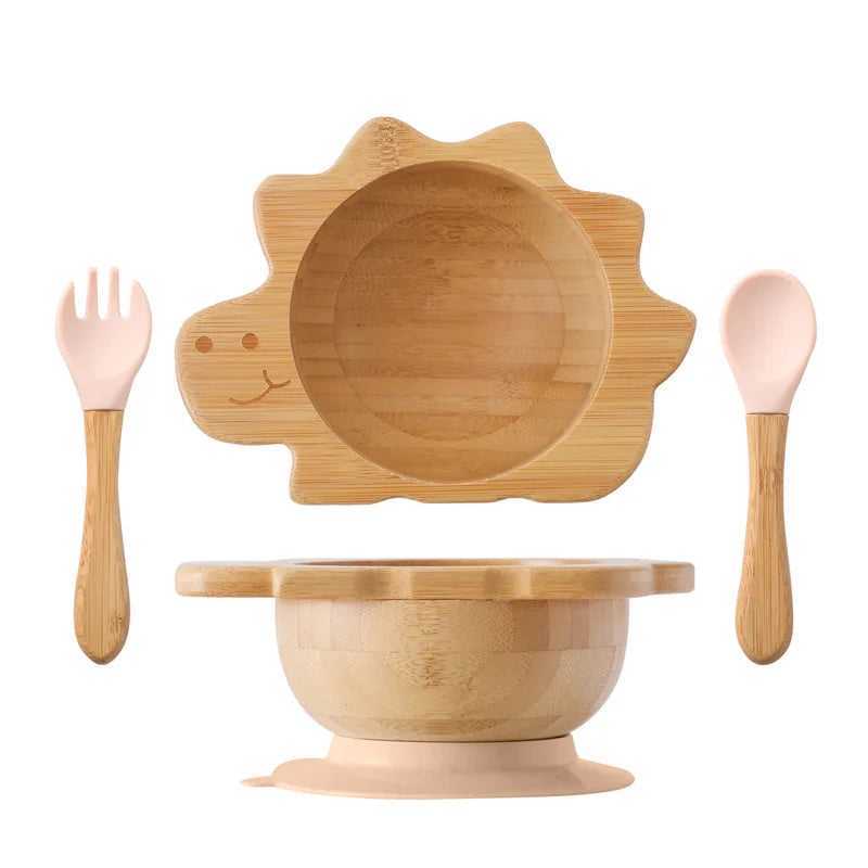 Set repas bébé en silicone – pratique et sûr