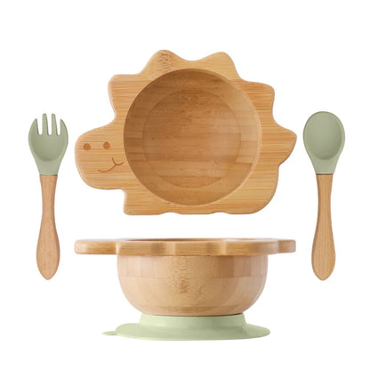Set repas bébé en silicone – pratique et sûr