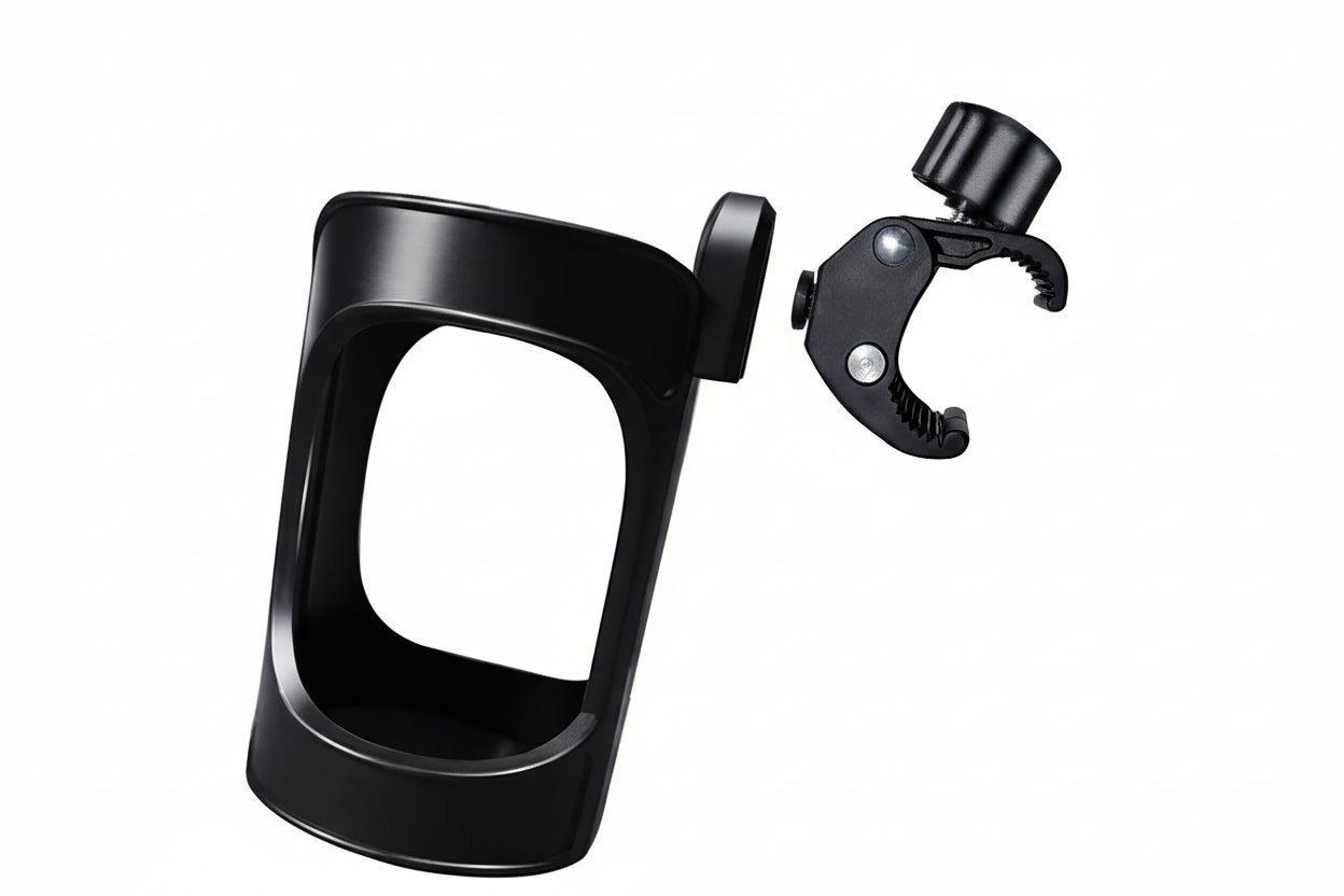 Support café et téléphone pour poussette universel