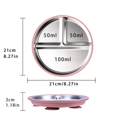Set repas bébé en silicone – pratique et sûr