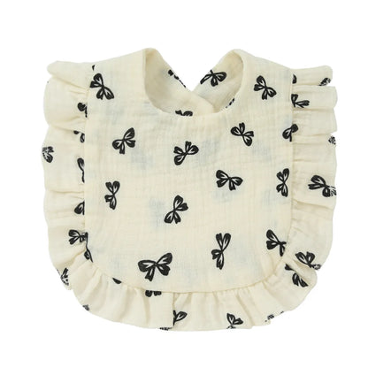 Bavoir coton forme U – écharpe anti-bavures style