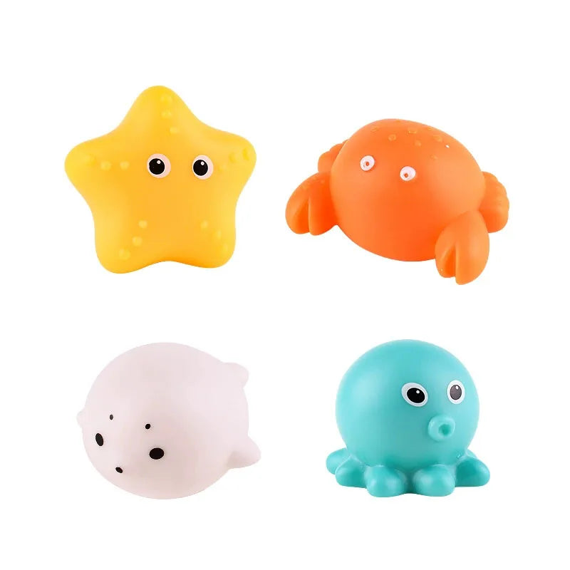 Jouets bain lumineux animaux flottants – 9 pièces