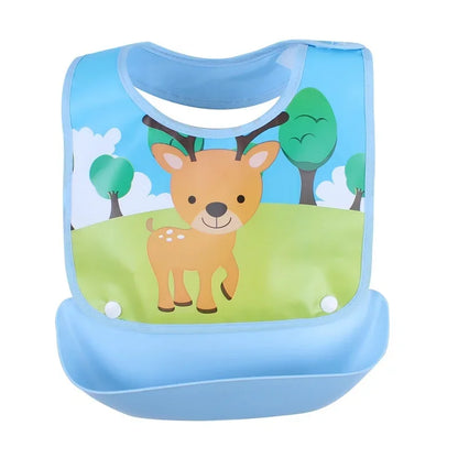 Bavoir détachable imperméable – serviette salive bébé