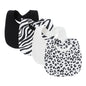 Set 4 bavoirs coton cartoon – serviettes salive bébé