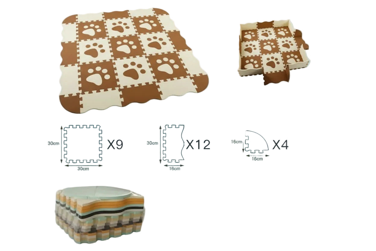 Tapis de jeu bébé pliable et antidérapant