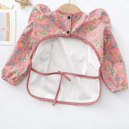 Tablier repas manches longues imperméable ajustable