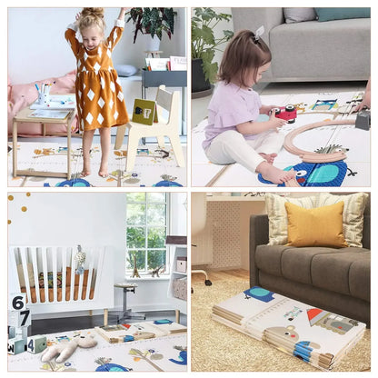 Tapis de jeu bébé pliable et antidérapant