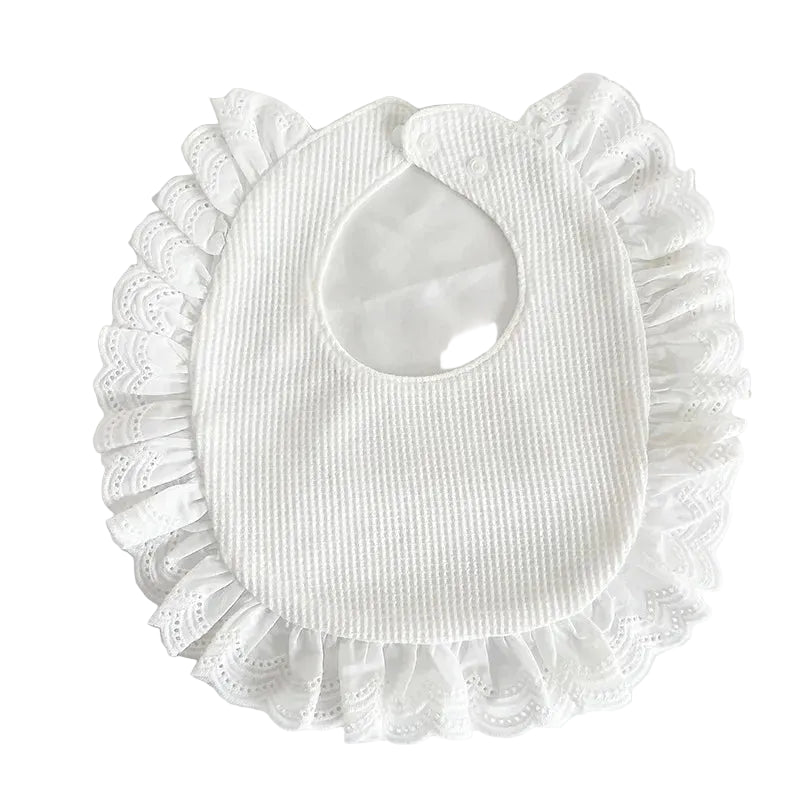 Bavoir coton forme U – écharpe anti-bavures style