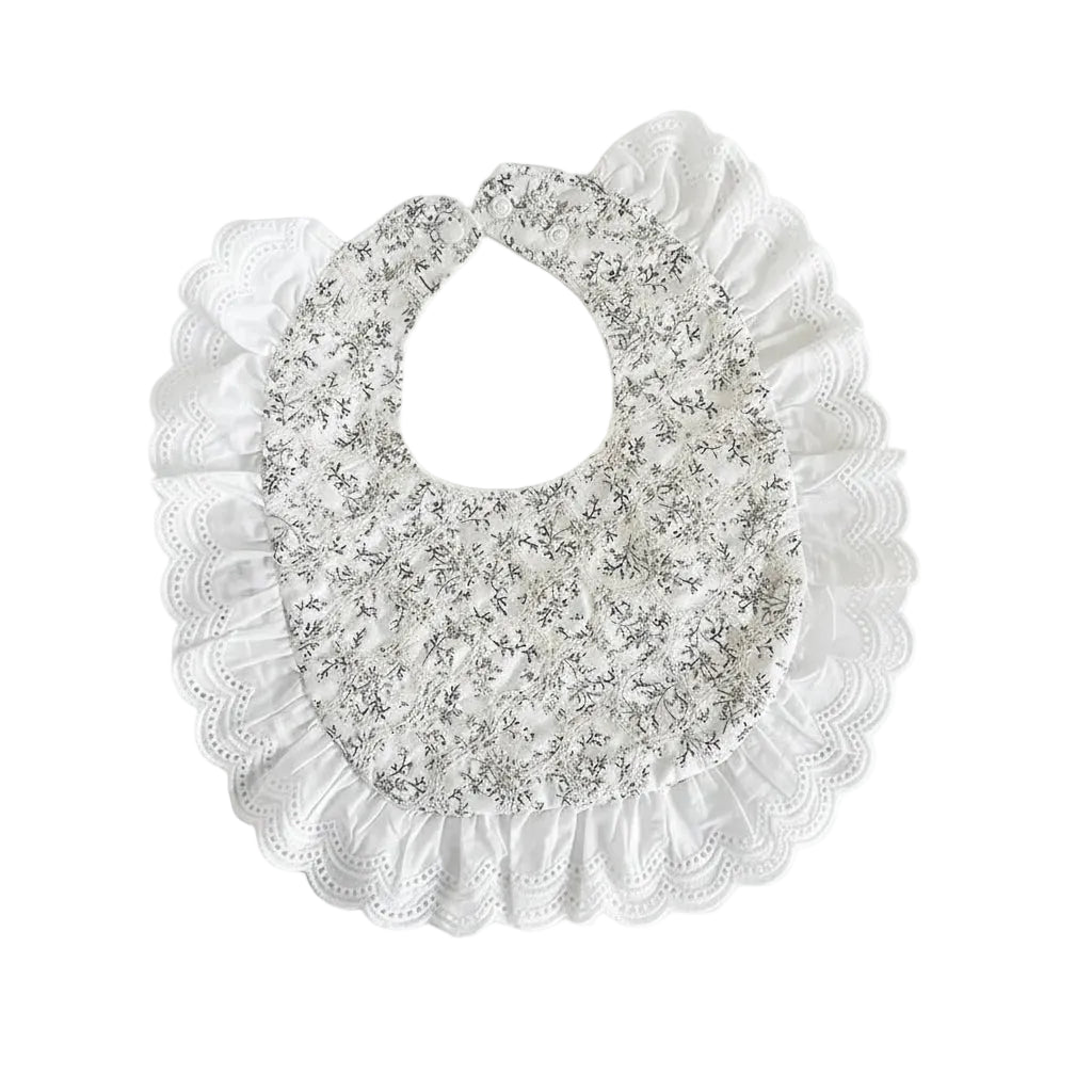 Bavoir coton forme U – écharpe anti-bavures style