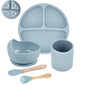 Set repas bébé en silicone – pratique et sûr