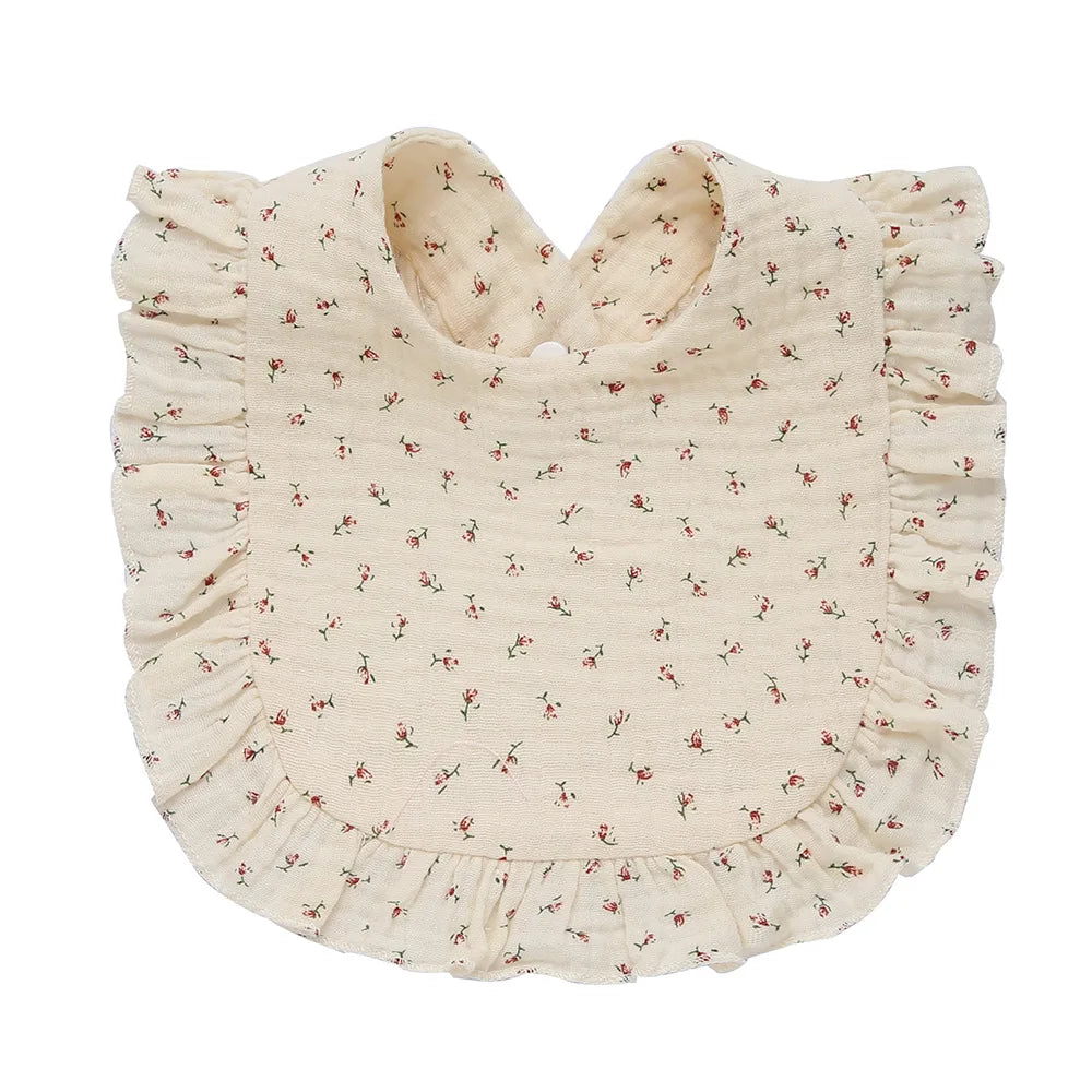 Bavoir coton forme U – écharpe anti-bavures style