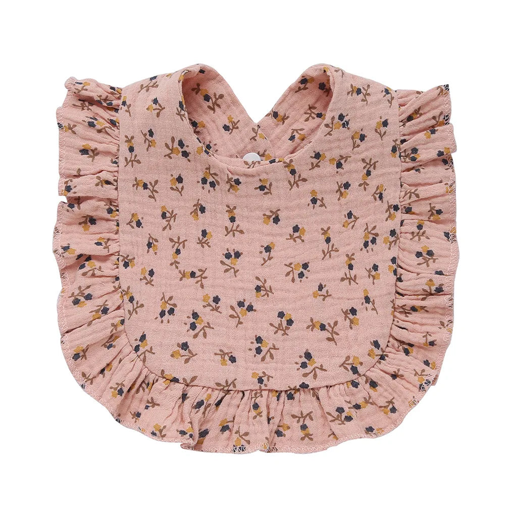 Bavoir coton forme U – écharpe anti-bavures style
