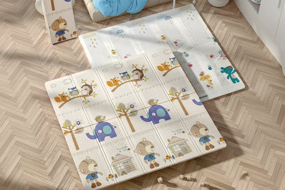 Tapis d'éveil pliable double face imperméable