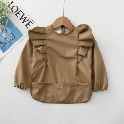Tablier repas manches longues imperméable ajustable