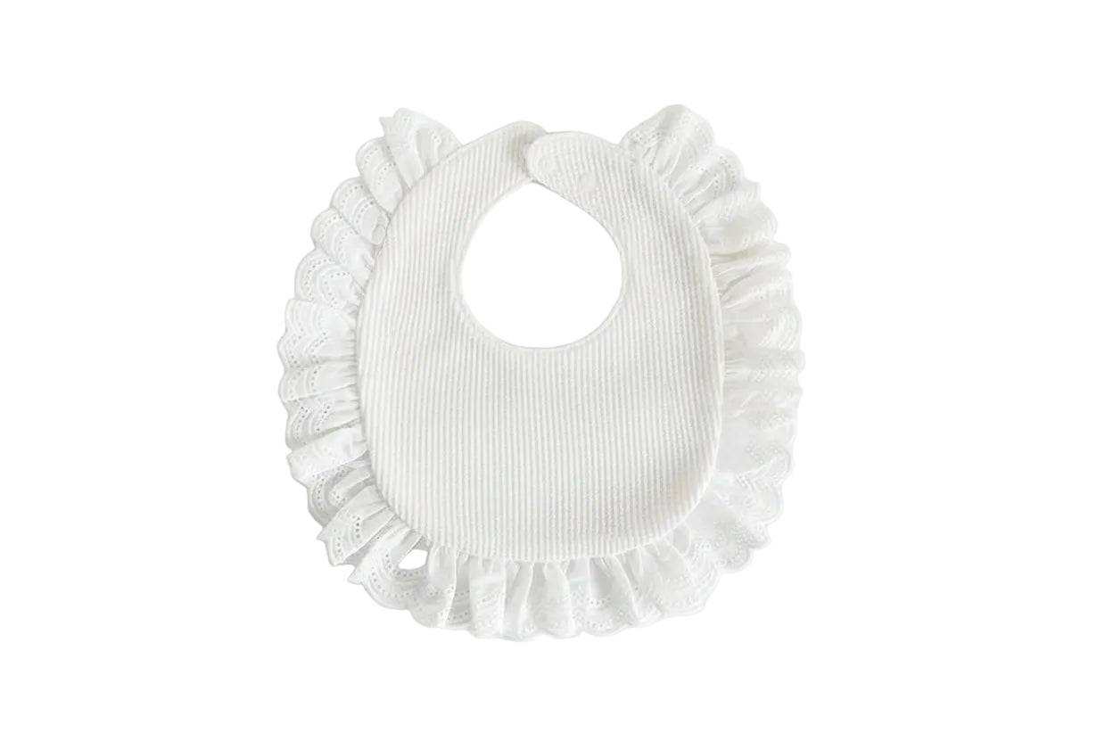Bavoir coton forme U – écharpe anti-bavures style