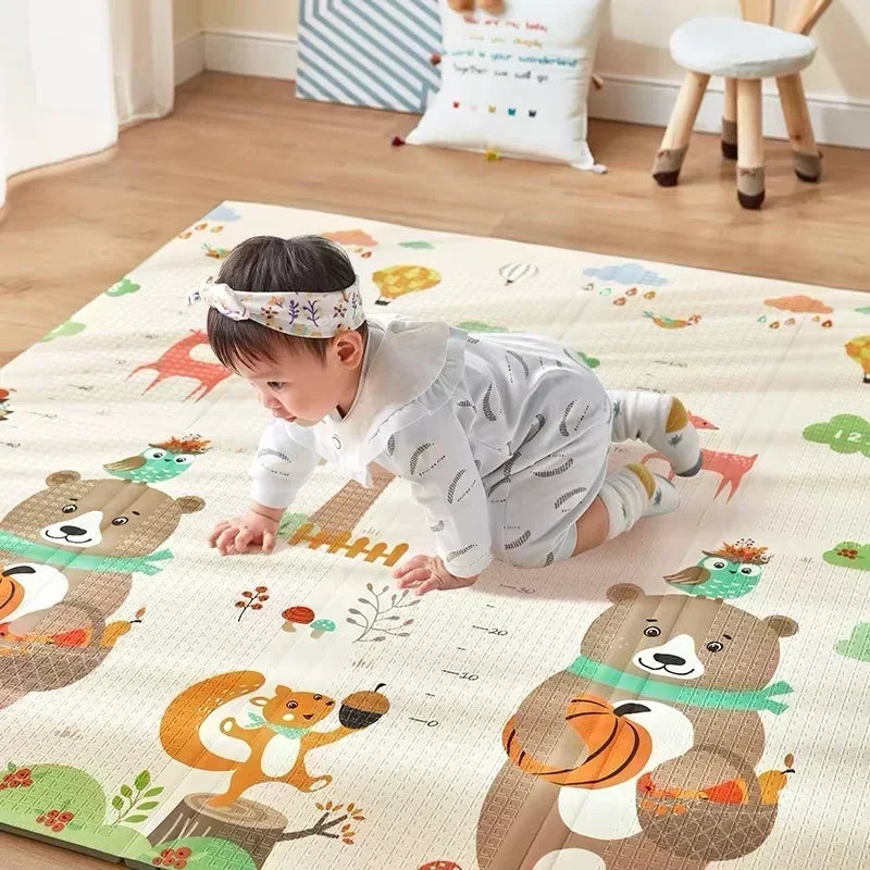 Tapis de jeu bébé pliable et antidérapant