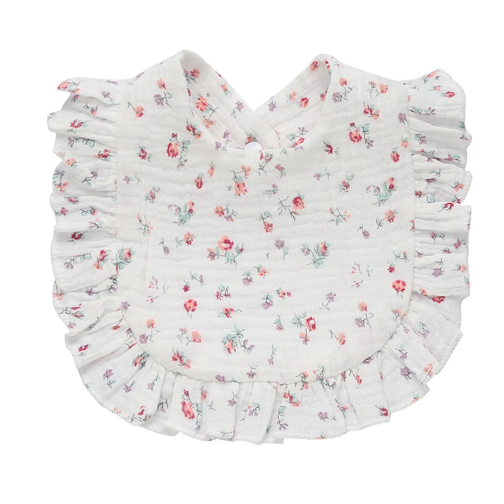 Bavoir coton forme U – écharpe anti-bavures style