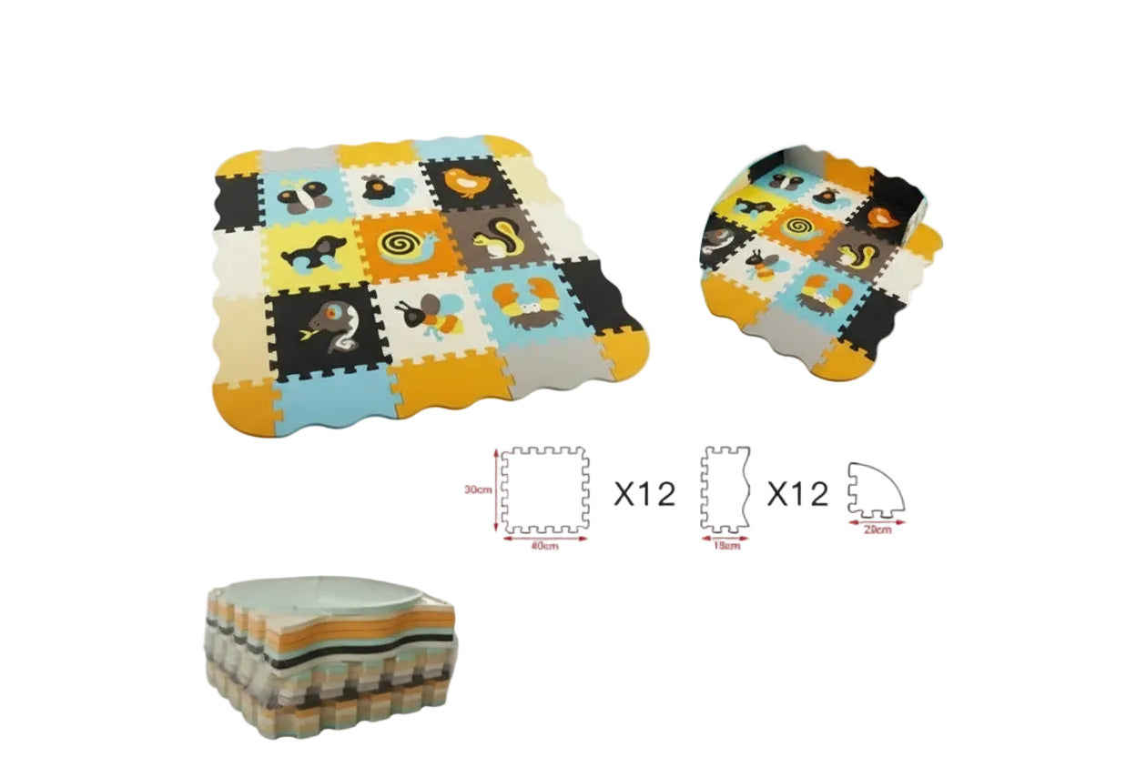 Tapis de jeu bébé pliable et antidérapant